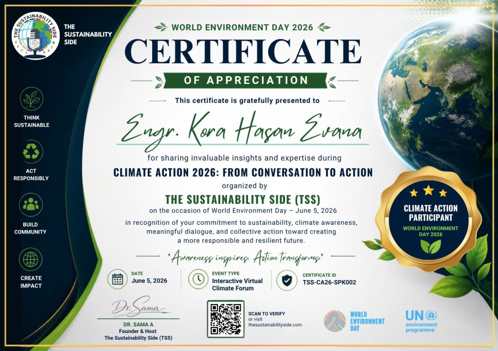 OFFICIALLY RECOGNIZED BY THE UNITED NATIONS ENVIRONMENT PROGRAMME (UNEP)