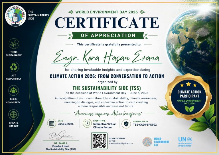OFFICIALLY RECOGNIZED BY THE UNITED NATIONS ENVIRONMENT PROGRAMME (UNEP)